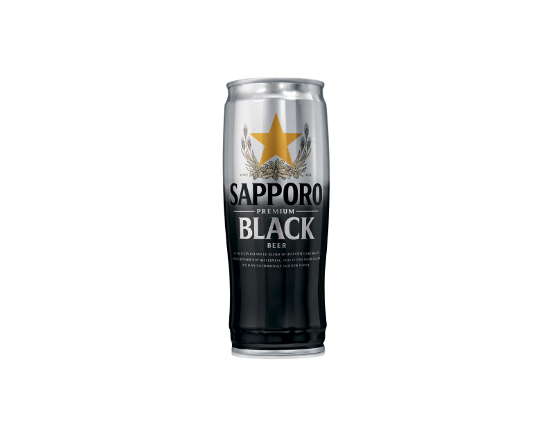 Sapporo Premium Black Beer - Lata